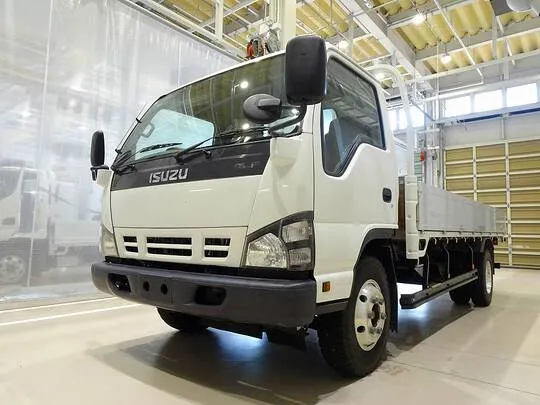 エルフ 4.7t 高床 ワイド超ロング アルミブロック 平ボデー