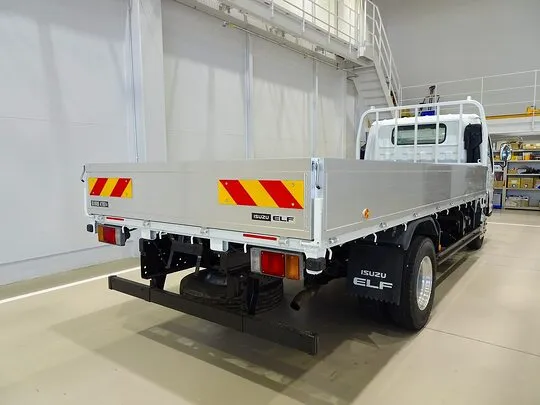 エルフ 4.7t 高床 ワイド超ロング アルミブロック 平ボデー