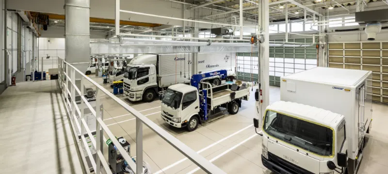 1t小型から、大型の増トン・4軸まで対応