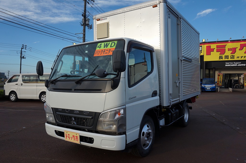 キャンター 2t 4WD 全低床 標準 アルミバン | トラック市 長岡店【日本 