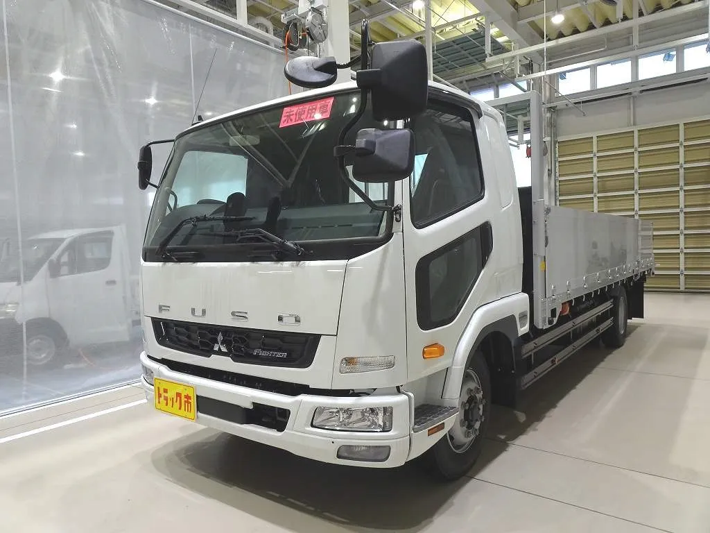 ファイター 8.3t 増トン ワイドベッド付 アルミブロック 平ボデー リアエアサス 240ps 未使用車