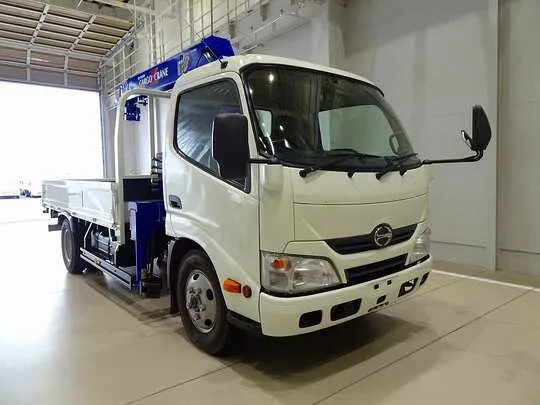 デュトロ 3t 4WD FJL 標準ロング タダノ4段クレーン付