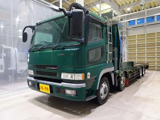 スーパーグレート 12.7t 4軸 ハイジャッキセルフ 総輪エアサス 380ps