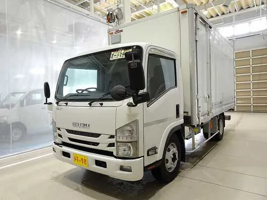 エルフ 3.8t 高床 ワイドロング 保冷バン オートフロア付