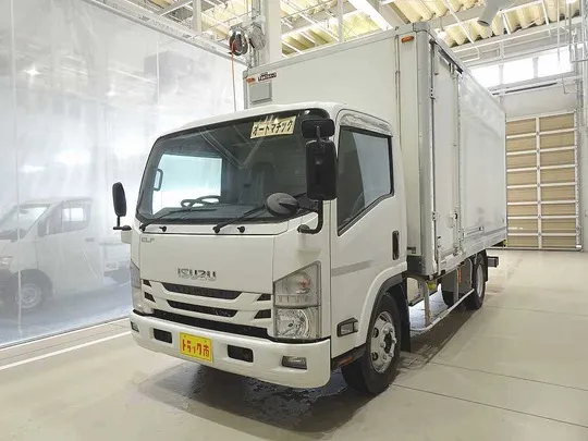 エルフ 3.8t 高床 ワイドロング 保冷バン オートフロア付