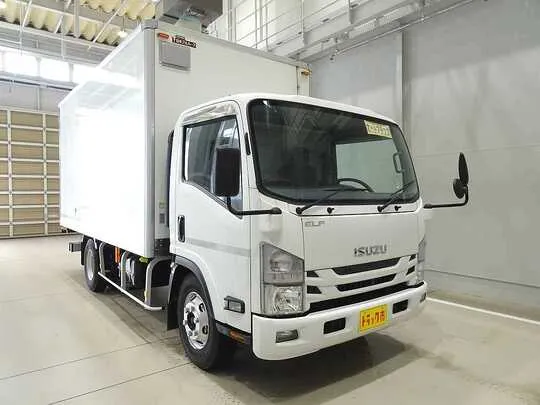 エルフ 3.8t 高床 ワイドロング 保冷バン オートフロア付