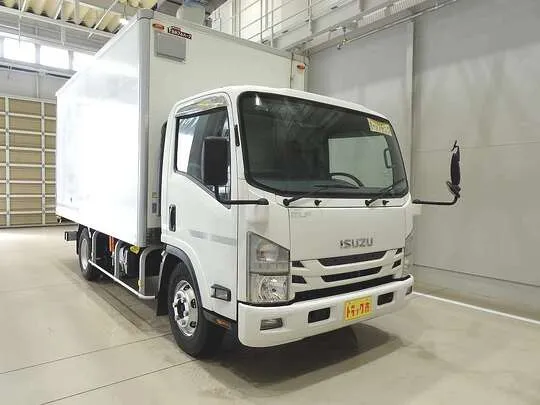 エルフ 3.8t 高床 ワイドロング 保冷バン オートフロア付