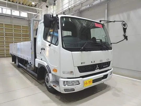 ファイター 3.55t ワイドベッド付 アルミブロック 平ボデー リアエアサス 240ps 未使用車