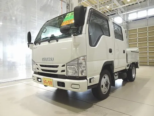 エルフ 1.5t 4WD FFL Wタイヤ Wキャブ/垂直PG付