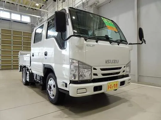 エルフ 1.5t 4WD FFL Wタイヤ Wキャブ/垂直PG付