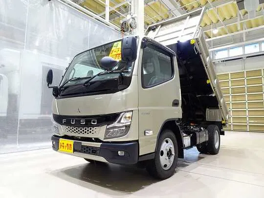 キャンター 2.8t 4WD 全低床 多目的支柱レス強化ダンプ