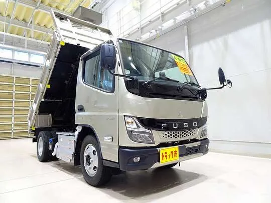 キャンター 2.8t 4WD 全低床 多目的支柱レス強化ダンプ