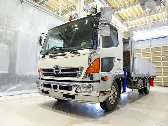 レンジャー 2.6t ワイドベッドレス アルミブロック タダノ3段クレーン付 210ps