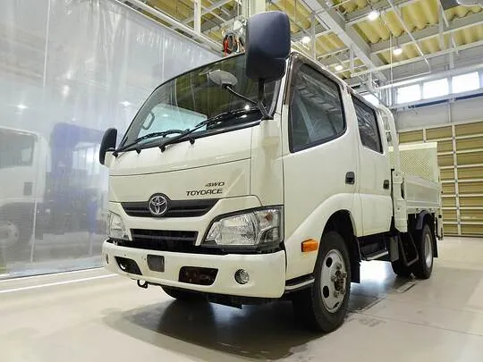 トヨエース 2t 4WD 高床 標準セミロング Wキャブ/垂直PG付