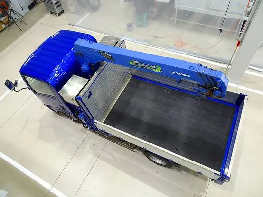 エルフ 2t 4WD 高床 標準セミロング アルミブロック タダノ4段クレーン付