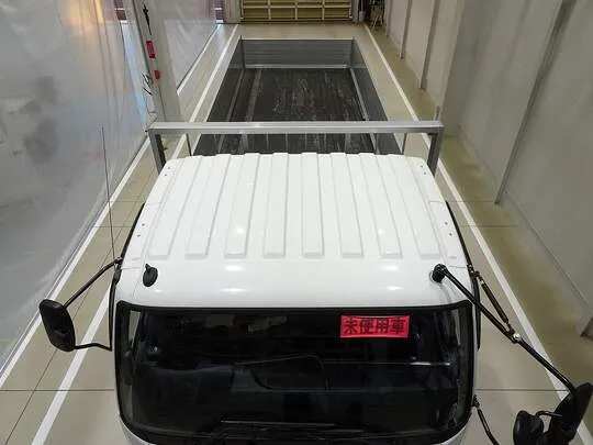 ファイター 3.55t ワイドベッド付 アルミブロック 平ボデー リアエアサス 240ps 未使用車