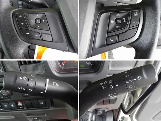 フォワード 1.8t 標準ベッド付 アルミブロック ユニック4段クレーン/マルチPG付 210ps 未使用車