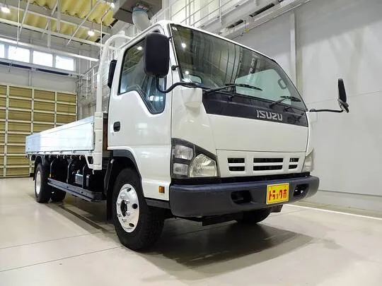 エルフ 4.7t 高床 ワイド超ロング アルミブロック 平ボデー