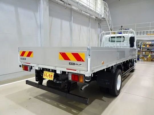 エルフ 4.7t 高床 ワイド超ロング アルミブロック 平ボデー