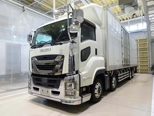 ギガ 12.6t 4軸 低温冷凍車 スタンバイ/サブエンジン付 総輪エアサス 380ps