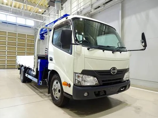 デュトロ 3t 4WD  標準ロング アルミブロック タダノ4段クレーン付