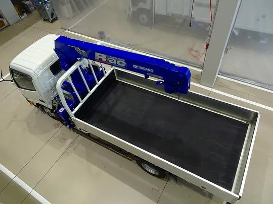 デュトロ 3t 4WD  標準ロング アルミブロック タダノ4段クレーン付