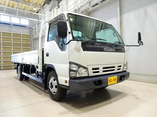 エルフ 3t 高床 ワイド超ロング 平ボデー