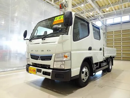 キャンター 2t 4ＷＤ 全低床 標準セミロング Wキャブ