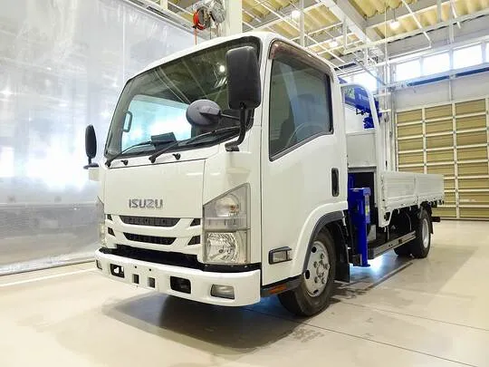 エルフ 2.75t 高床 標準ロング タダノ4段クレーン付