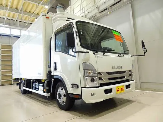 エルフ 3t 高床 ワイド超ロング 低温冷凍車 マルチゲート付