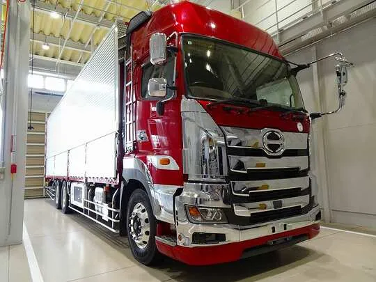 プロフィア 12t 3軸 2デフ 低温冷凍ウイング リアエアサス サブエンジン付 380ps