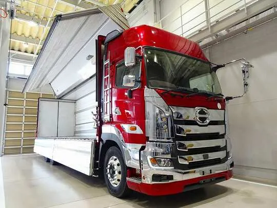 プロフィア 12t 3軸 2デフ 低温冷凍ウイング リアエアサス サブエンジン付 380ps