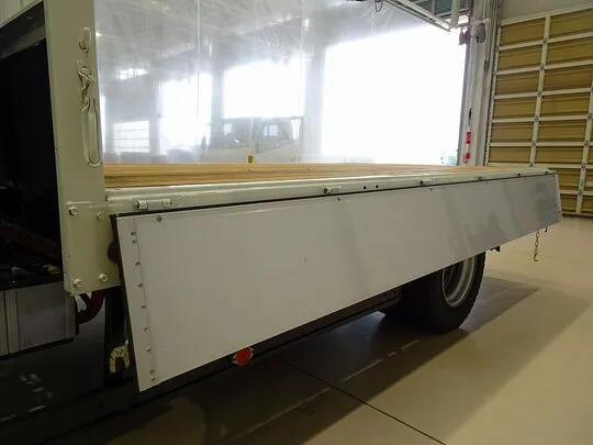 デュトロ 3.95t 高床 ワイドロング アルミブロック タダノ4段クレーン付