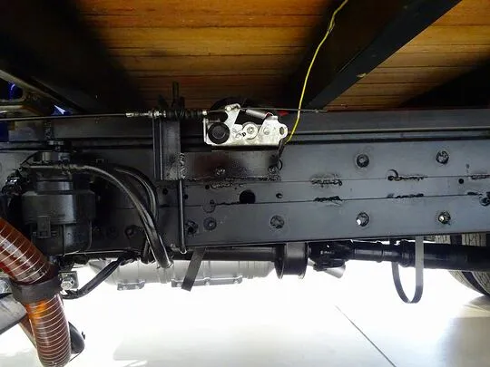 デュトロ 3.95t 高床 ワイドロング アルミブロック タダノ4段クレーン付