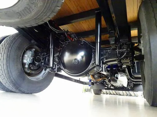 デュトロ 3.95t 高床 ワイドロング アルミブロック タダノ4段クレーン付