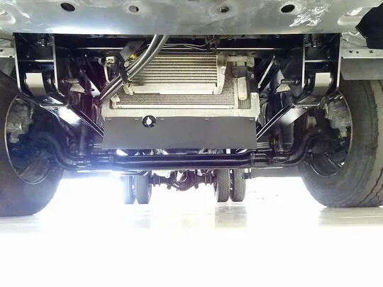 デュトロ 3.95t 高床 ワイドロング アルミブロック タダノ4段クレーン付