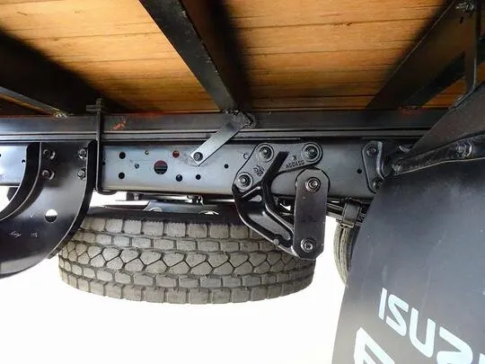 デュトロ 3.95t 高床 ワイドロング アルミブロック タダノ4段クレーン付