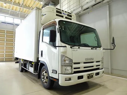 エルフ 3t 高床 ワイドロング 中温冷凍車 マルチゲート付