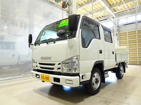 エルフ 1t 4WD FFL Sタイヤ Wキャブ/垂直PG付