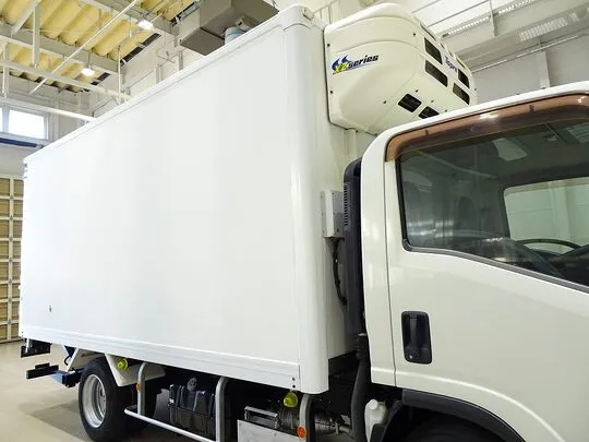 エルフ 3t 高床 ワイドロング 中温冷凍車 マルチゲート付