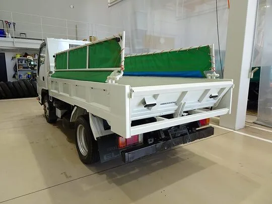 エルフ 2t FFL Lゲートダンプ 自動シート付