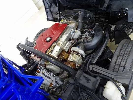 【年次点検済】デュトロ 2t 4WD FJL 標準セミロング タダノ4段クレーン付