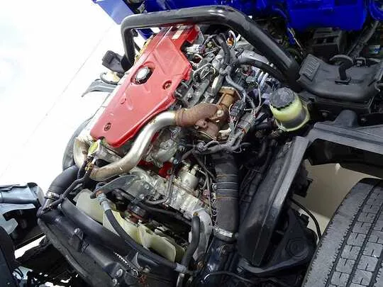 【年次点検済】デュトロ 2t 4WD FJL 標準セミロング タダノ4段クレーン付