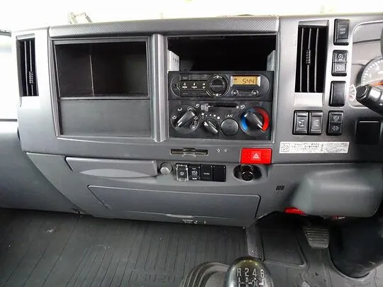 エルフ 3.5t 高床 ワイドロング タダノ4段セルフクレーン付