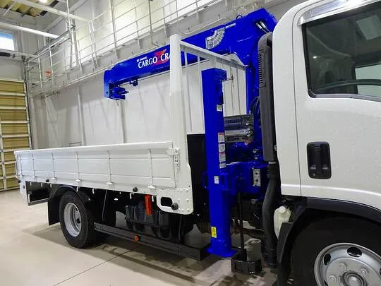 エルフ 3.5t 高床 ワイドロング タダノ4段セルフクレーン付