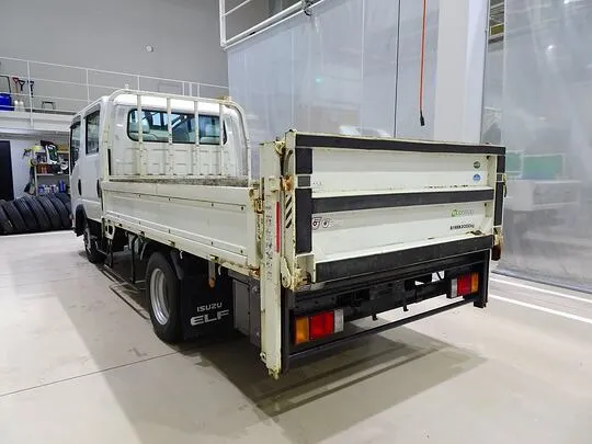 エルフ 2t 4WD FFL 標準ロング Wキャブ/2段折れ式垂直PG付