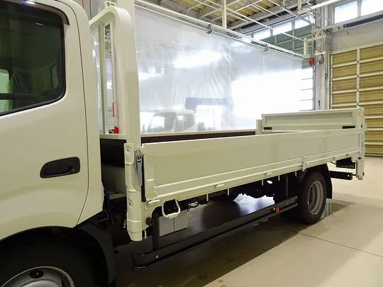 デュトロ 3.5t FJL ワイドロング 2段折れ式垂直P/G付 未使用車