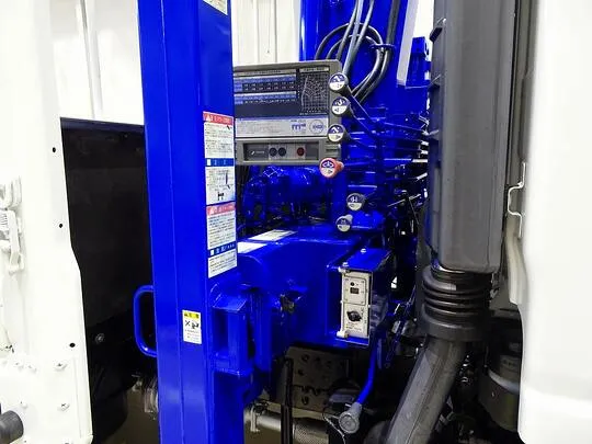 【年次点検済】エルフ 3.5t 高床 ワイドロング タダノ4段セルフクレーン付