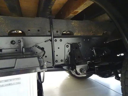 【年次点検済】エルフ 3.5t 高床 ワイドロング タダノ4段セルフクレーン付