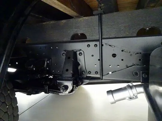 【年次点検済】エルフ 3.5t 高床 ワイドロング タダノ4段セルフクレーン付